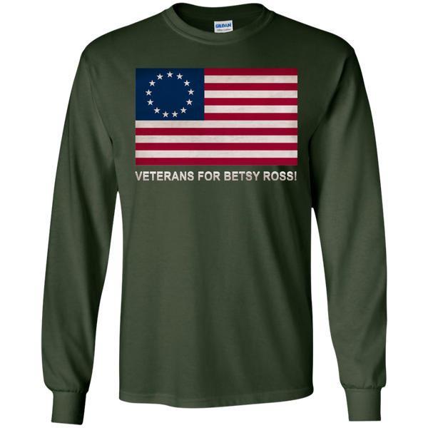 Betsy Ross Vets 2 LS Cotton Ultra T-Shirt