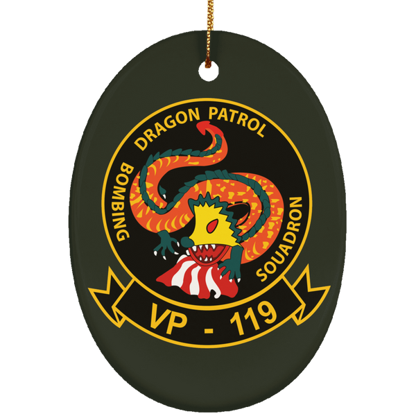 VP 119 Ornament Ceramic - Oval