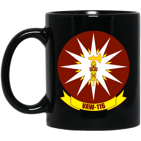 VAW 116 Black Mug - 11oz