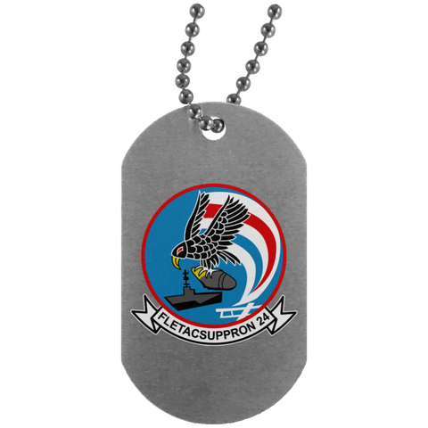 VR 24 4 Dog Tag - Silver