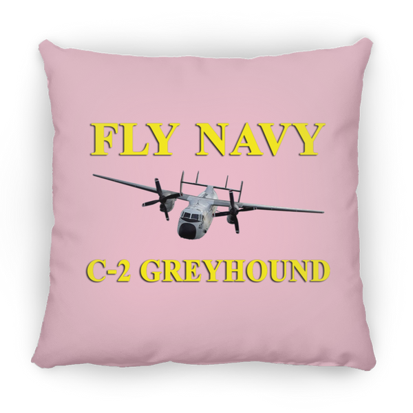 Fly Navy C-2 3 Pillow - Square - 16x16