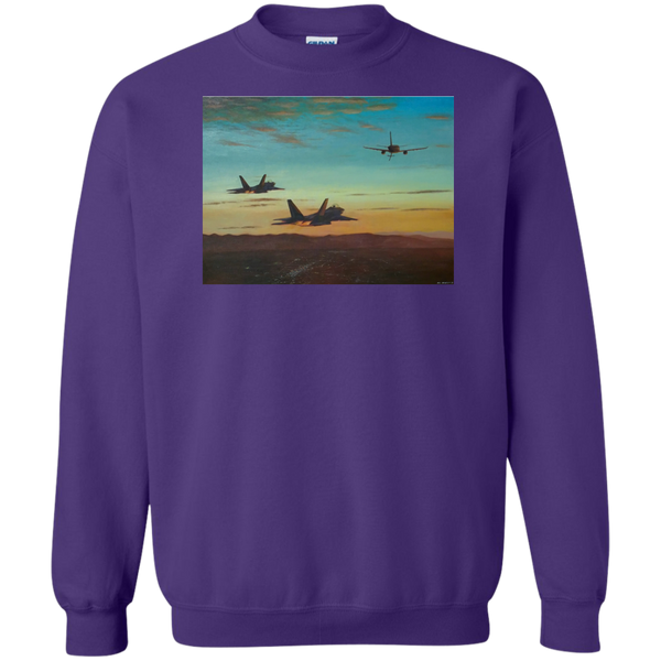 Time To Refuel Crewneck Pullover Sweatshirt