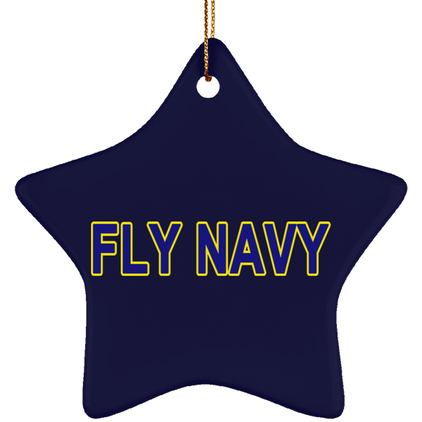 Fly Navy 2 Ornament - Star