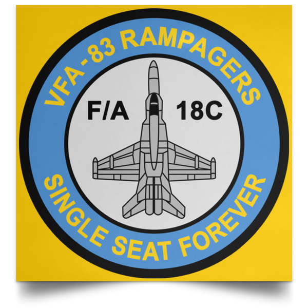 VFA 83 3 Poster - Square