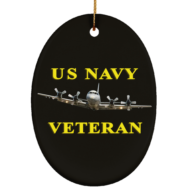 Navy Vet 2 Ornament - Oval