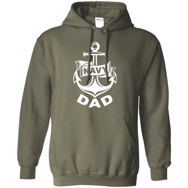 Navy Dad 1 Pullover Hoodie