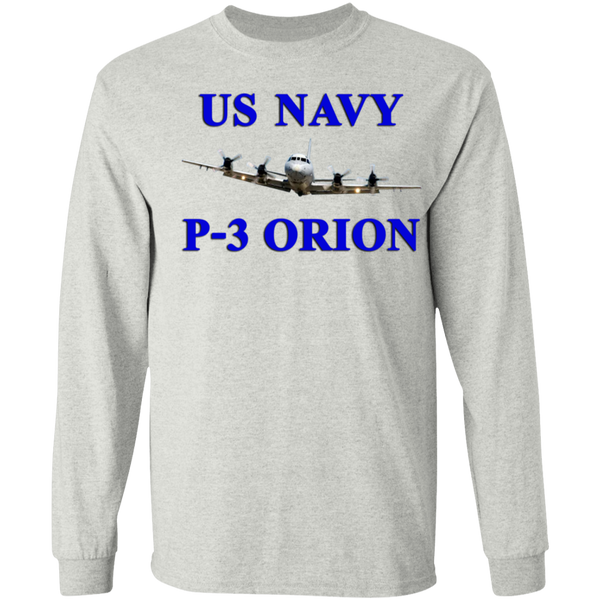 US Navy P-3 1 LS Ultra Cotton T-Shirt