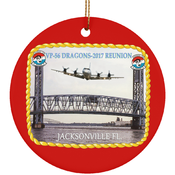 VP-56 2017 Reunion 1 Ornament Ceramic - Circle