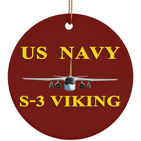 US Navy S-3 3 Ornament – Circle