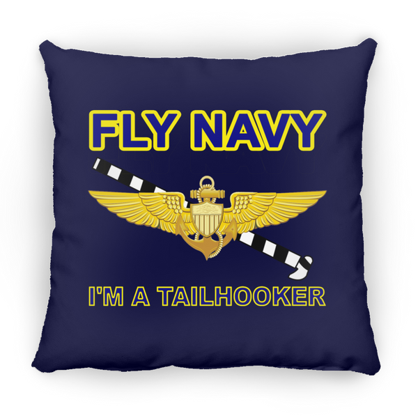 Fly Navy Tailhooker 1 Pillow - Square - 18x18