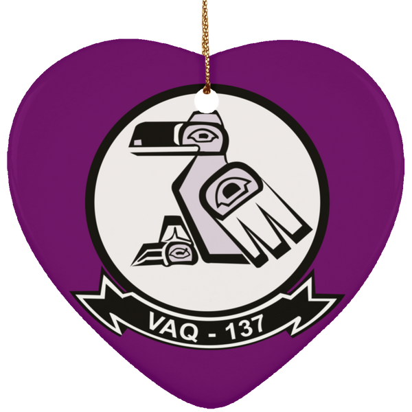 VAQ 137 1 Ornament Ceramic - Heart