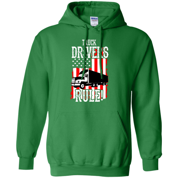 Truck Drivers Rule Pullover Hoodie