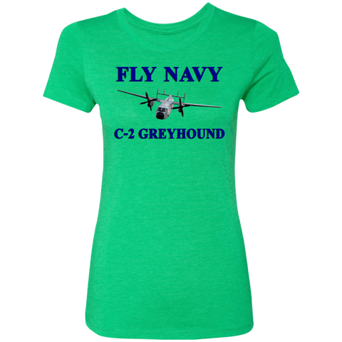 Fly Navy C-2 1 Ladies' Triblend T-Shirt