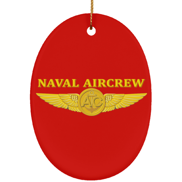 Aircrew 3 Ornament - Oval