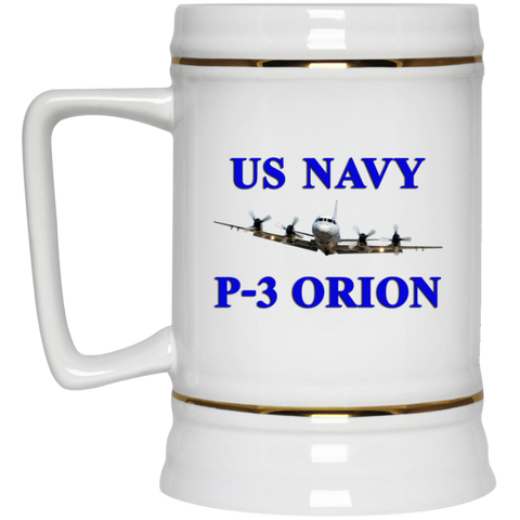 US Navy P-3 1 Beer Stein - 22oz