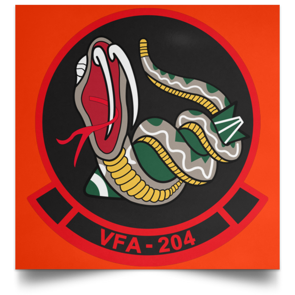 VFA 204 3 Poster - Square