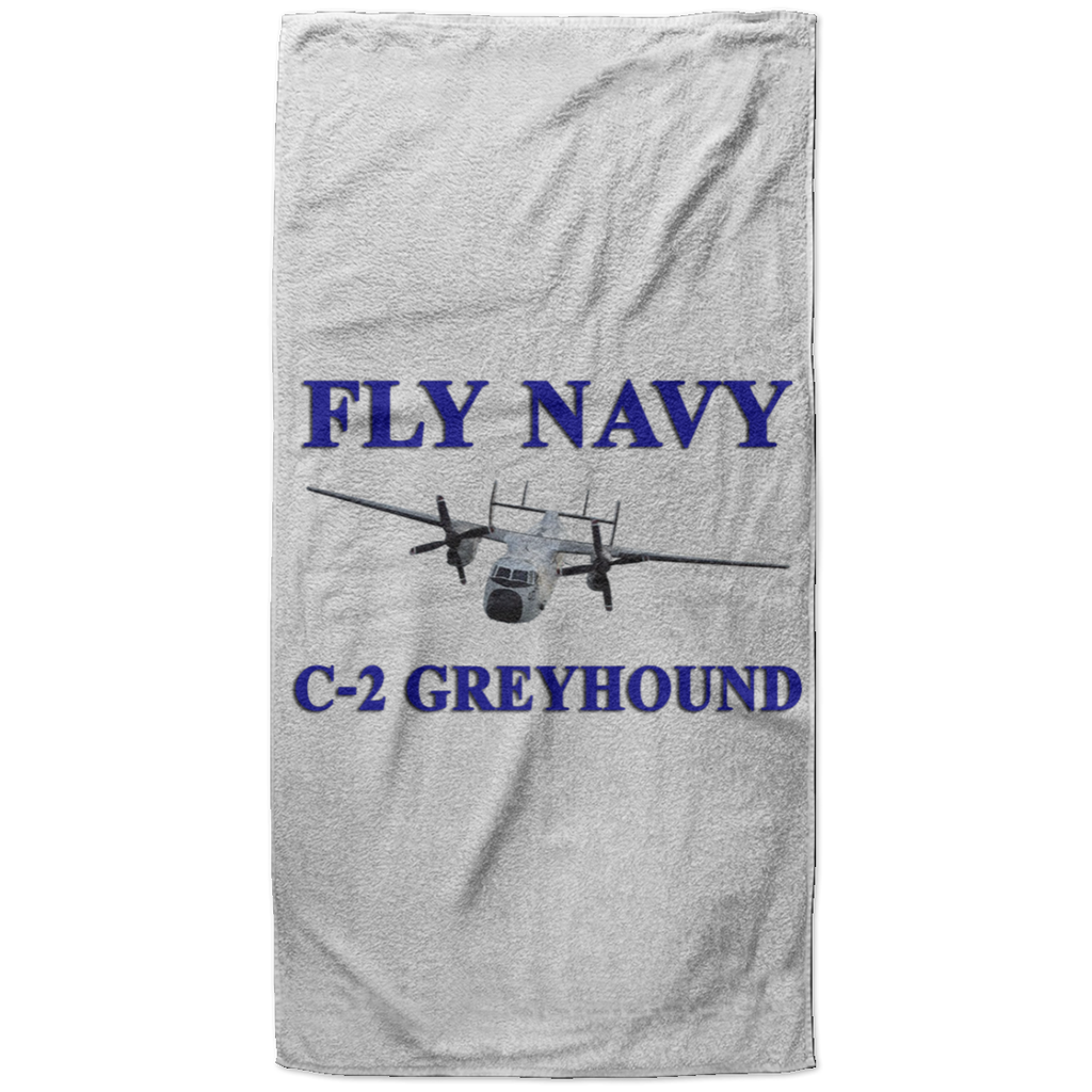 Fly Navy C-2 1 Beach Towel - 37x74