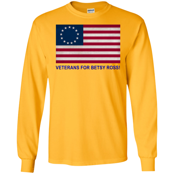Betsy Ross Vets 1 LS Cotton Ultra T-Shirt