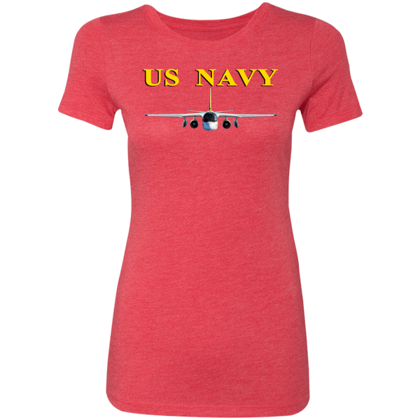 US Navy S-3 4 Ladies' Triblend T-Shirt