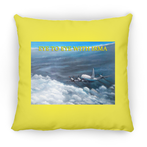 Eye To Eye With Irma 1 Pillow - Square - 18x18