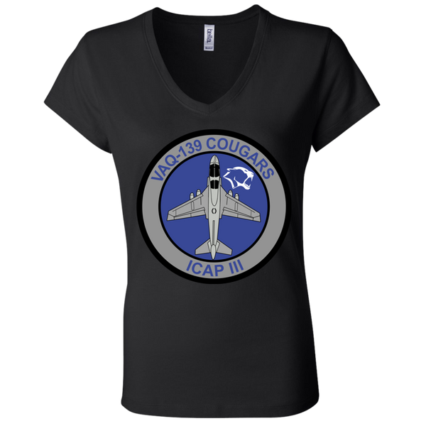 VAQ 139 9 Ladies Jersey V-Neck T-Shirt