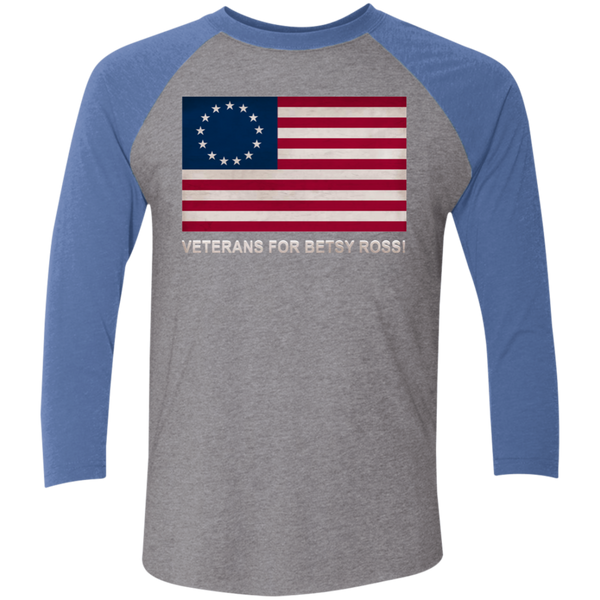 Betsy Ross Vets 2 Baseball Raglan T-Shirt