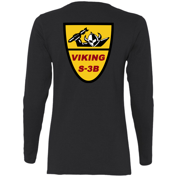 S-3 Viking 1c Ladies' Cotton LS T-Shirt
