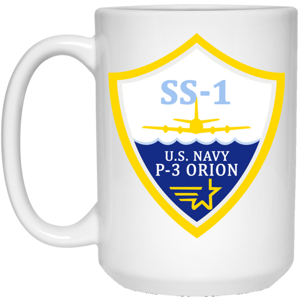 P-3 Orion 3 SS-1 White Mug - 15oz