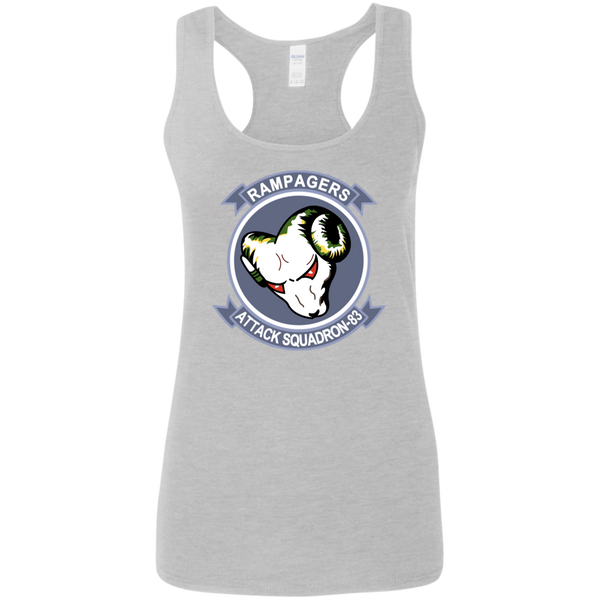 VA 83 2 Ladies' Softstyle Racerback Tank