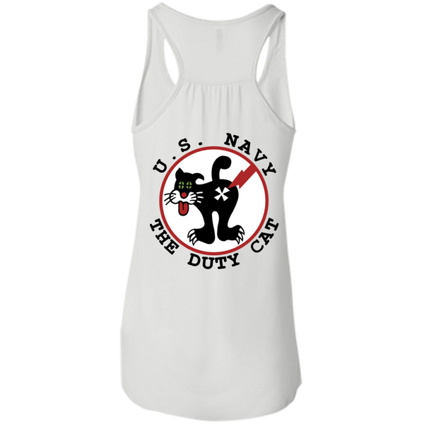 Duty Cat 2b Flowy Racerback Tank