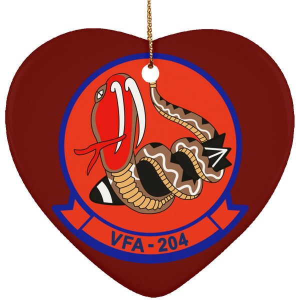 VFA 204 2 Ornament Ceramic - Heart