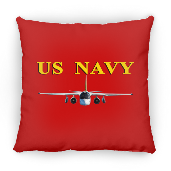 US Navy S-3 4 Pillow - Square - 14x14