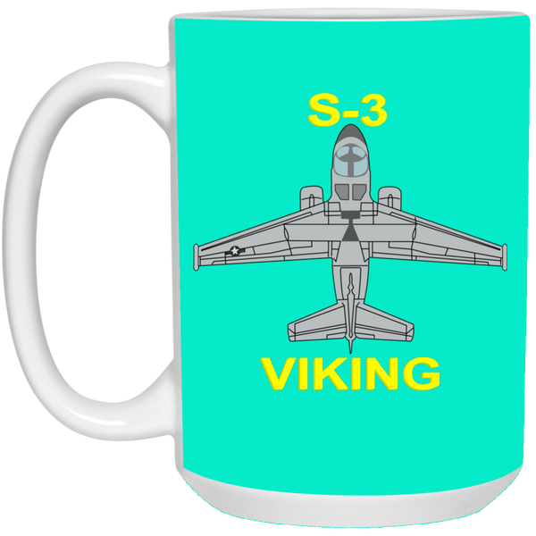 S-3 Viking 11 White Mug - 15oz