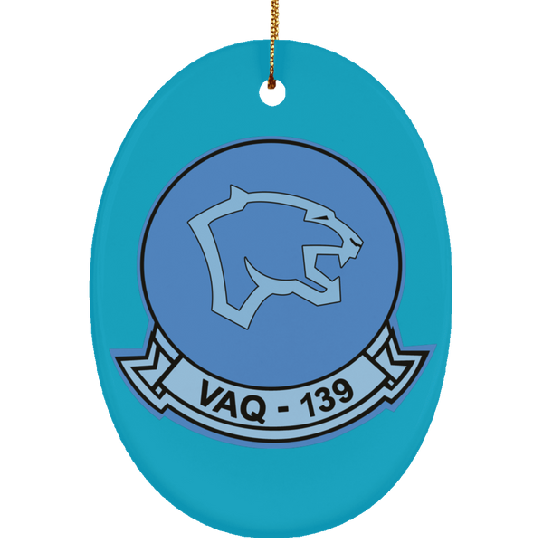 VAQ 139 1 Ornament Ceramic - Oval