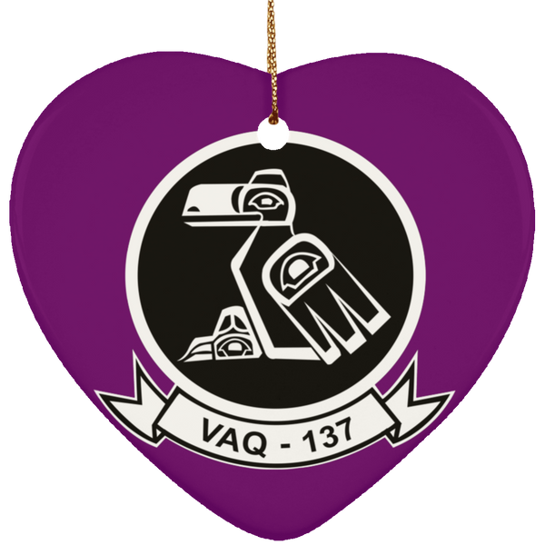 VAQ 137 3 Ornament Ceramic - Heart