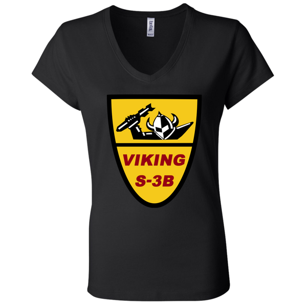 S-3 Viking 1 Ladies Jersey V-Neck T-Shirt