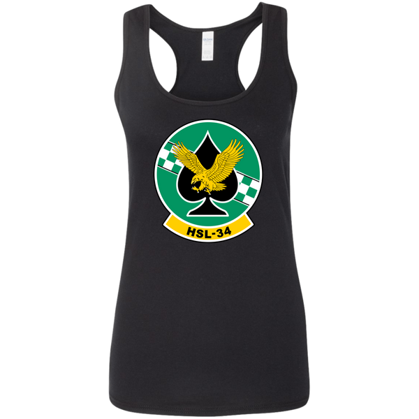 HSL 34 2 Ladies' Softstyle Racerback Tank