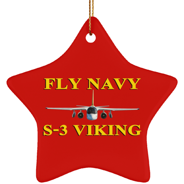 Fly Navy S-3 3 Ornament – Star