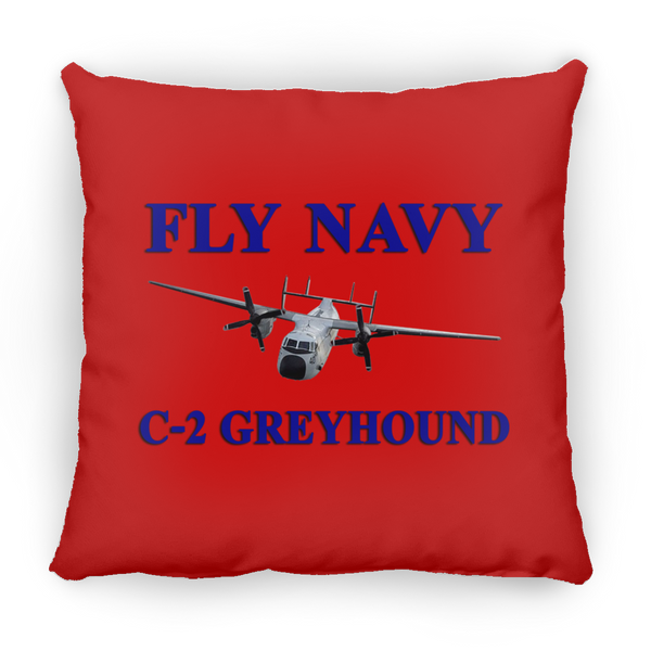 Fly Navy C-2 1 Pillow - Square - 18x18