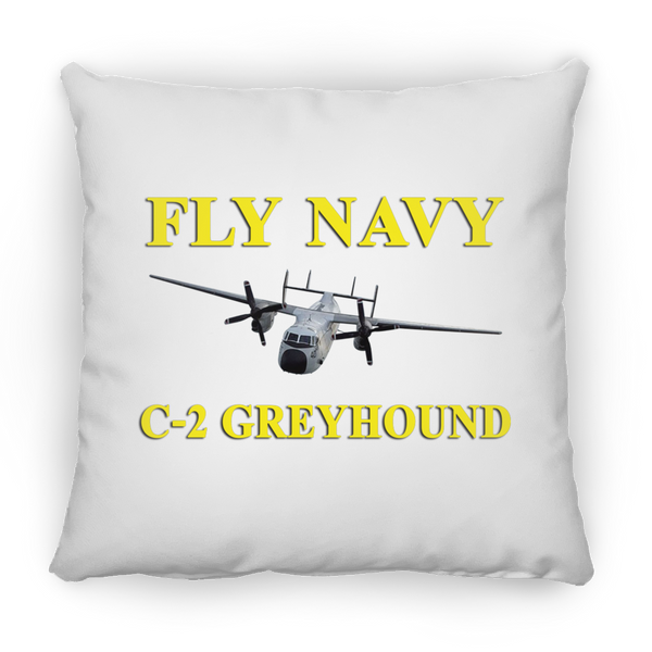 Fly Navy C-2 3 Pillow - Square - 14x14