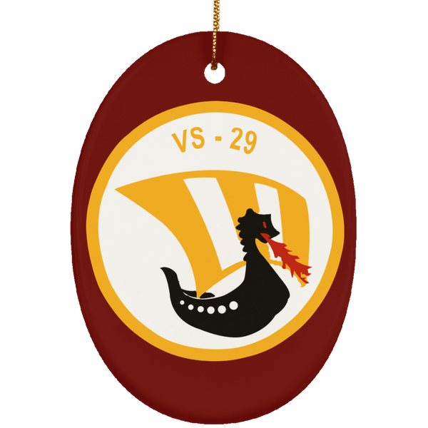 VS 29 2 Ornament Ceramic - Oval