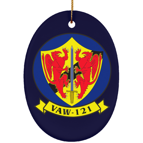 VAW 121 Ornament Ceramic - Oval