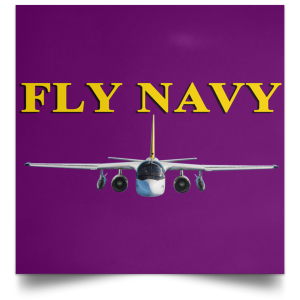 Fly Navy S-3 4 Poster - Square