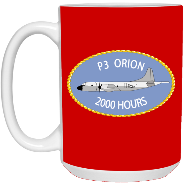 P-3 Orion 9 2000 White Mug - 15oz