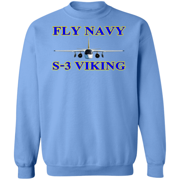 Fly Navy S-3 1 Crewneck Pullover Sweatshirt