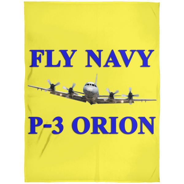 Fly Navy P-3 1 Blanket - Arctic Fleece Blanket 60x80