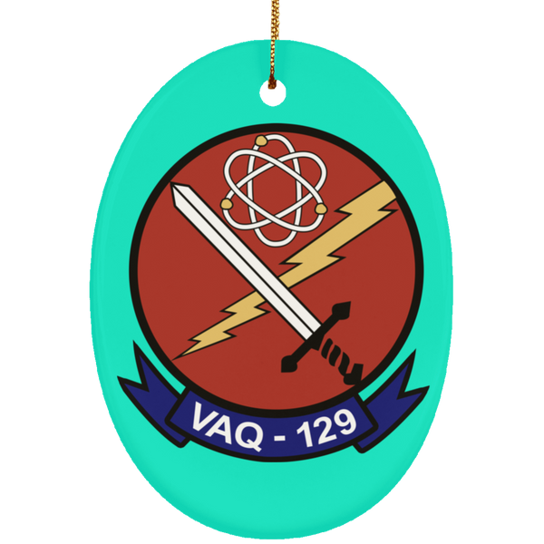 VAQ 129 2 Ornament - Oval