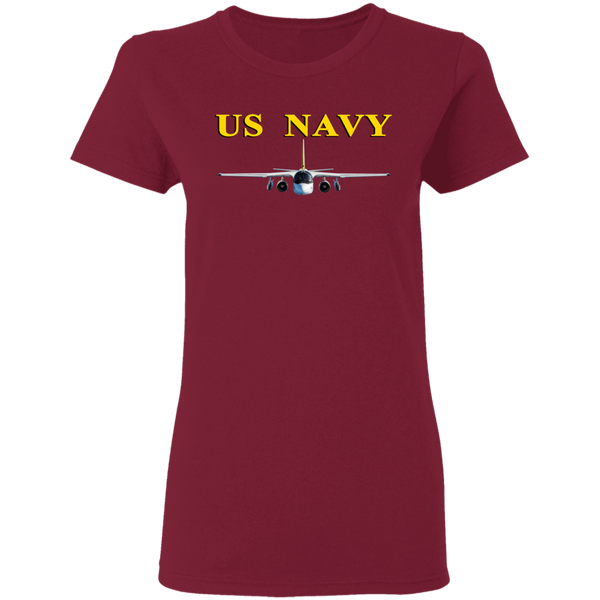 US Navy S-3 4 Ladies' Cotton T-Shirt