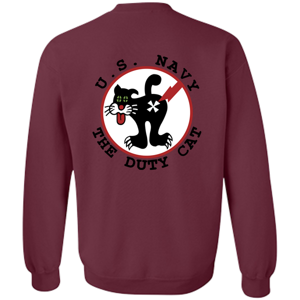 Duty Cat 2a Crewneck Pullover Sweatshirt