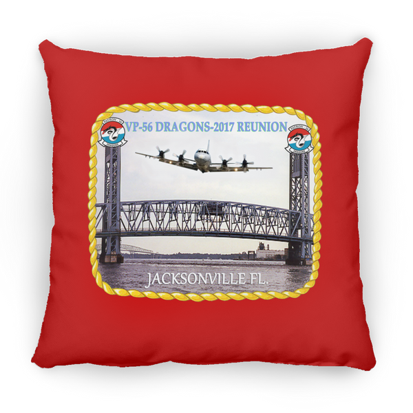 VP-56 2017 Reunion 1 Pillow - Square - 14x14